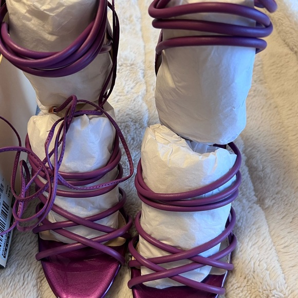 Rare NIB Misha Nonoo x Aldo RISE collaboration Birchell wrap stiletto - Picture 2 of 8